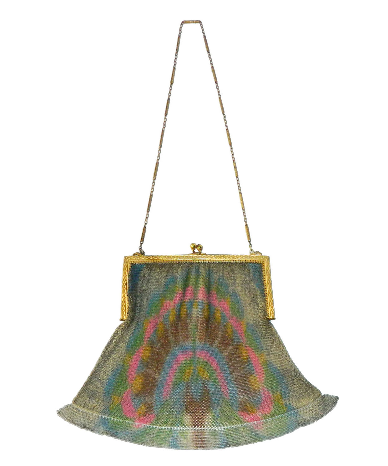 1920's Whiting and Davis mesh handbag