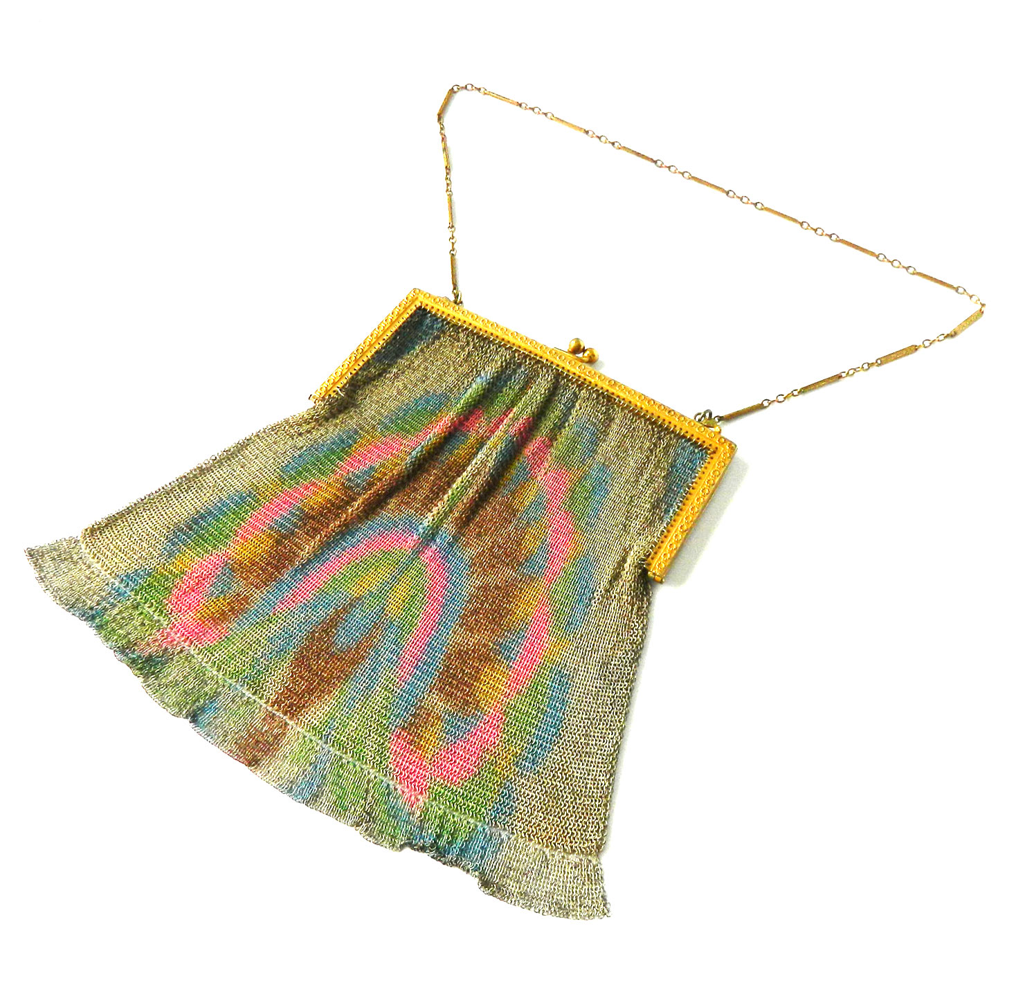 1920's Whiting and Davis mesh handbag