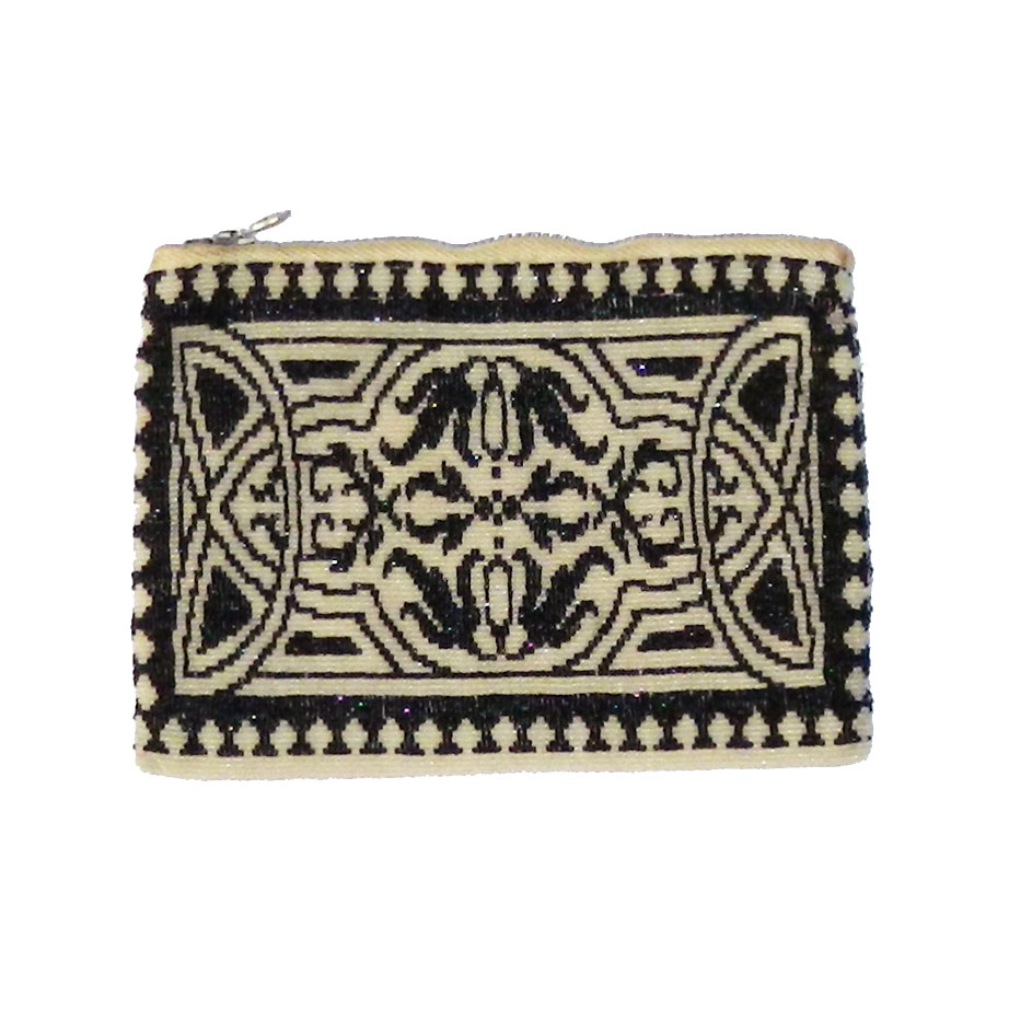 Antique beaded coin purse
