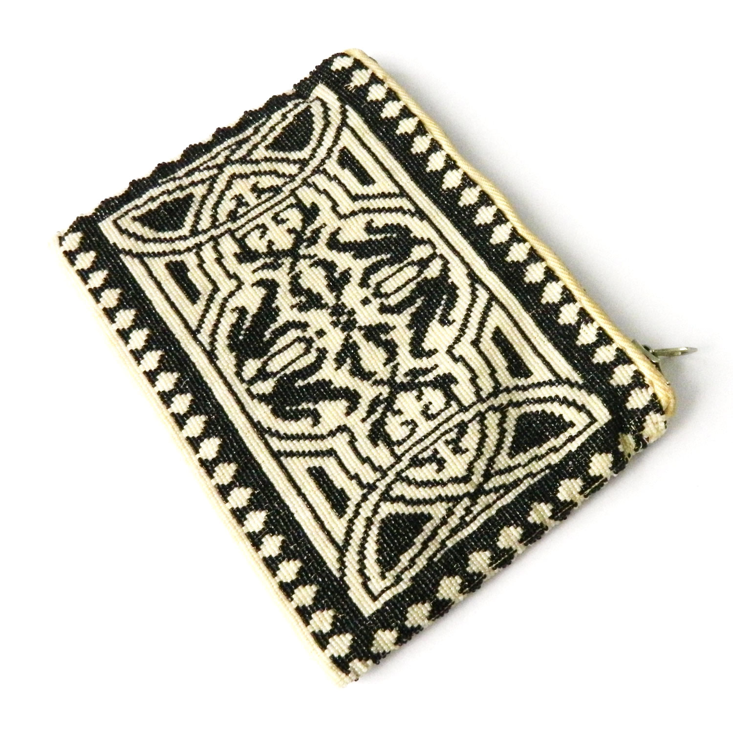 Antique beaded coin purse