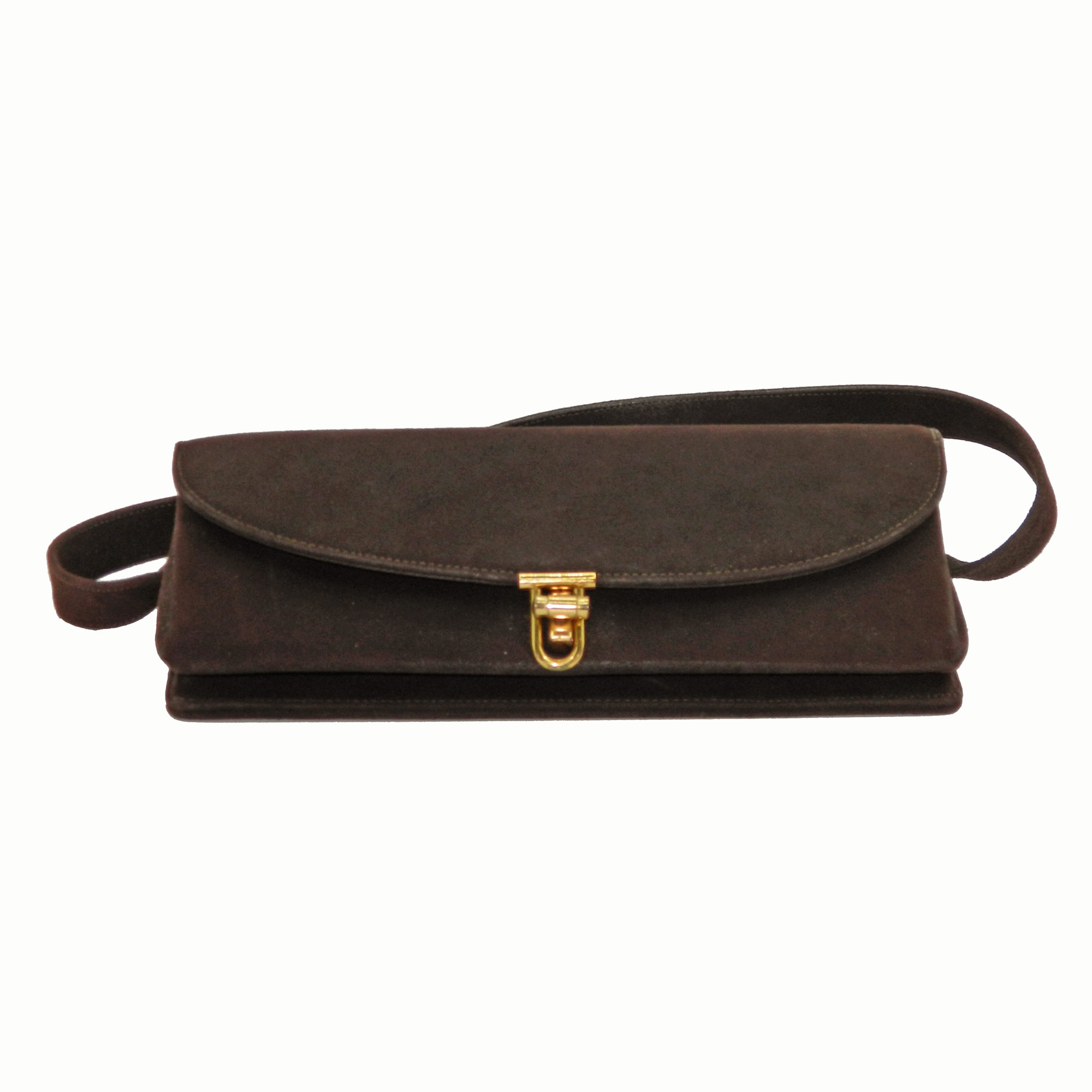 1940s suede purse