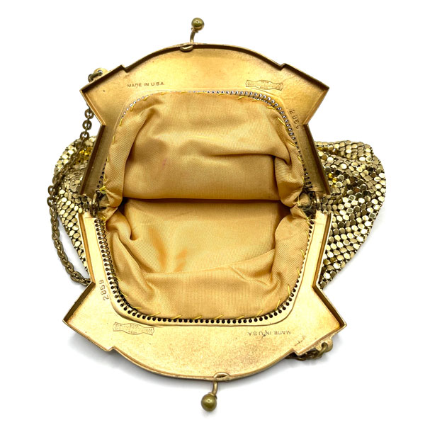 Whiting and Davis mesh handbag