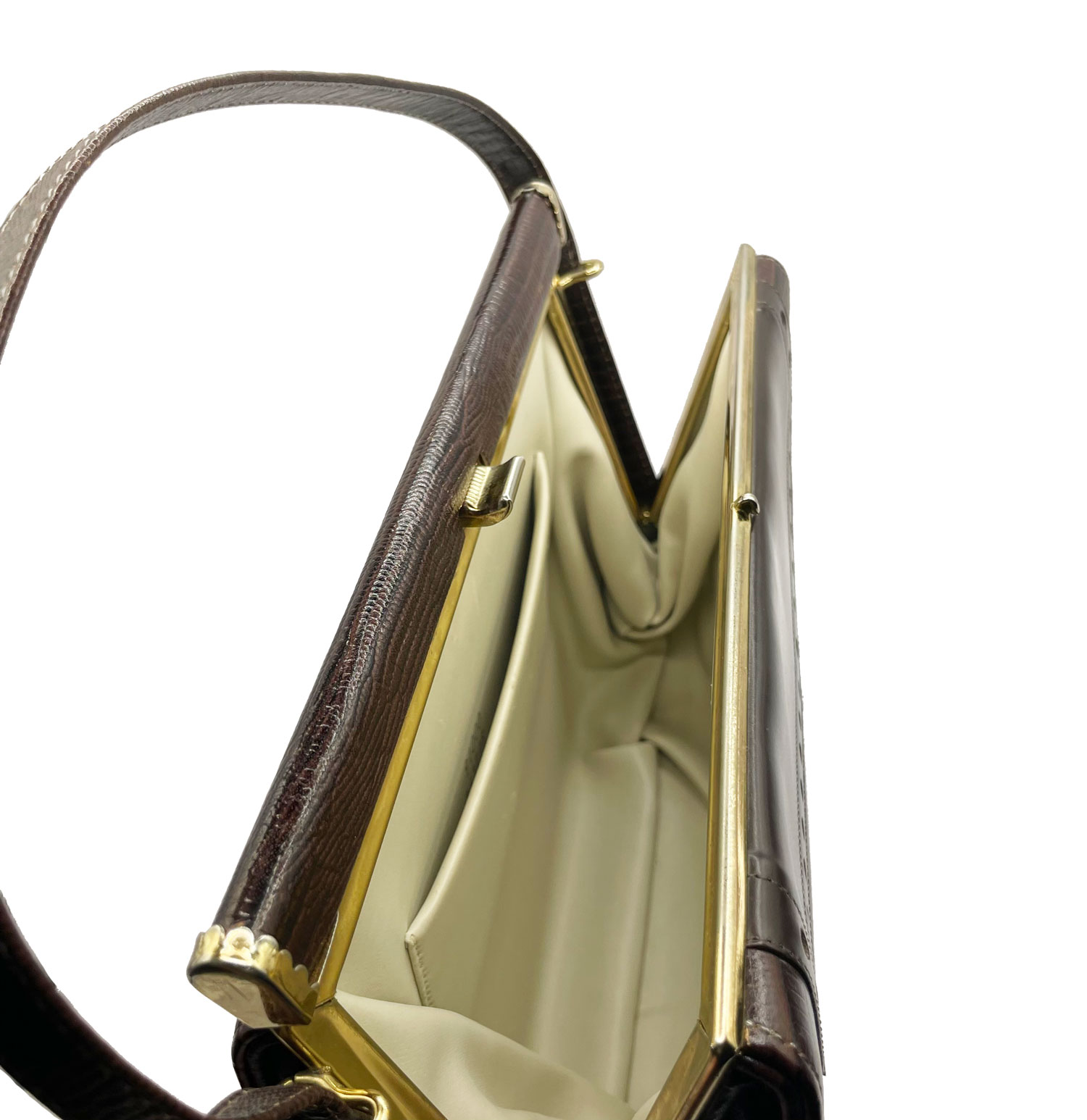 1960s Faux Lizard Leather Purse