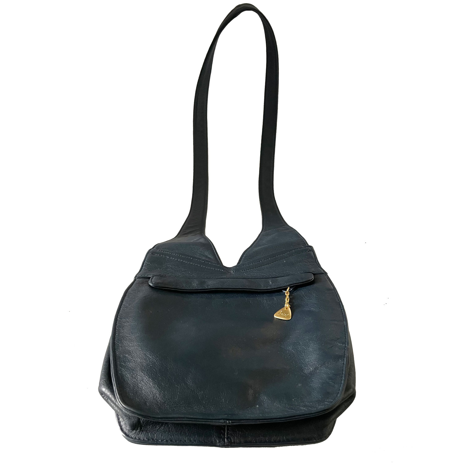 Italian leather shoulder bag
