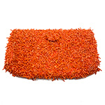 Nettie Rosenstein branch coral clutch purse