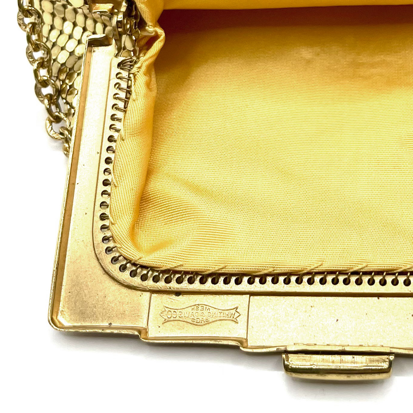 Whiting and Davis mesh handbag