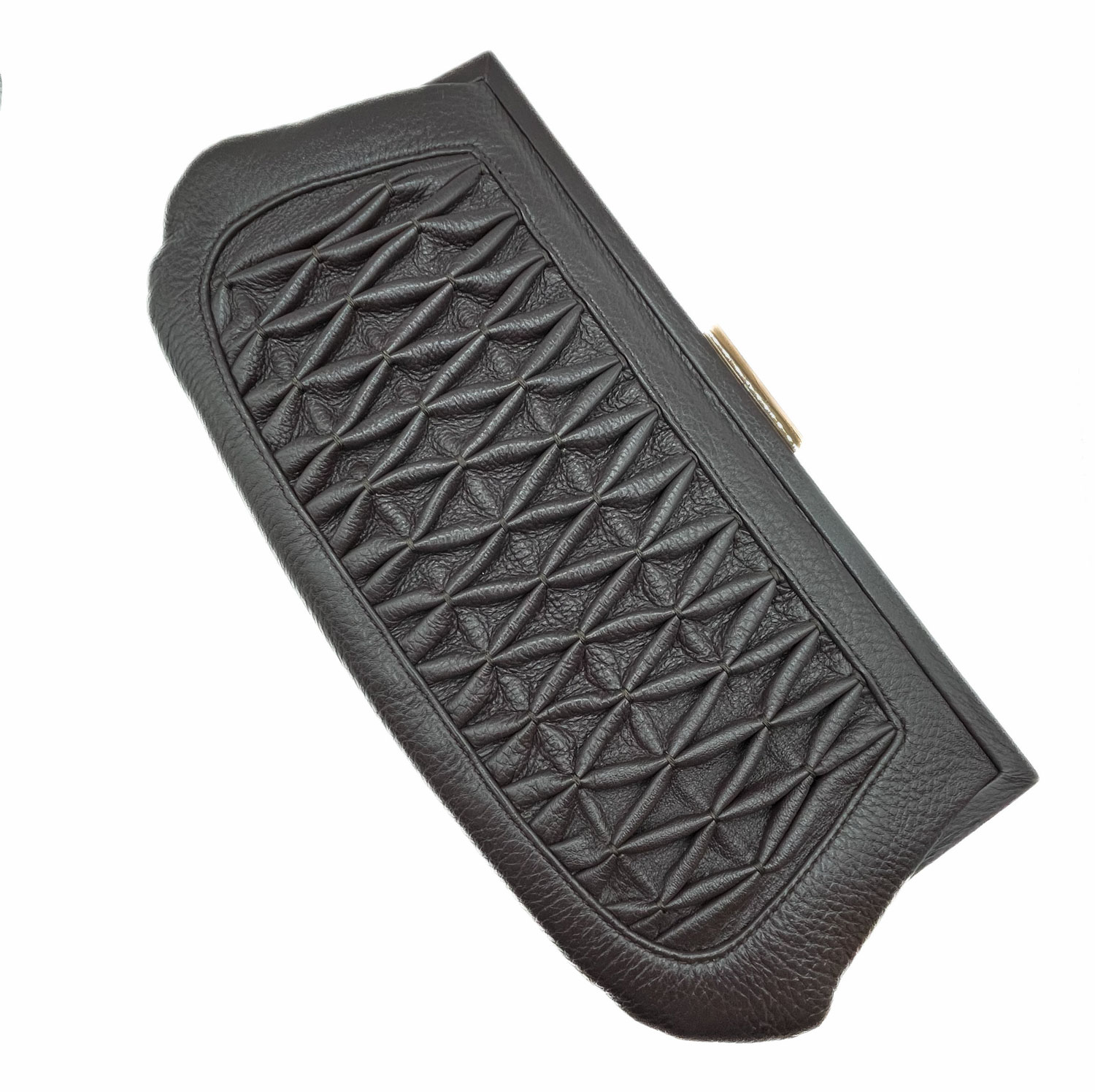 Goldenbleu leather clutch purse