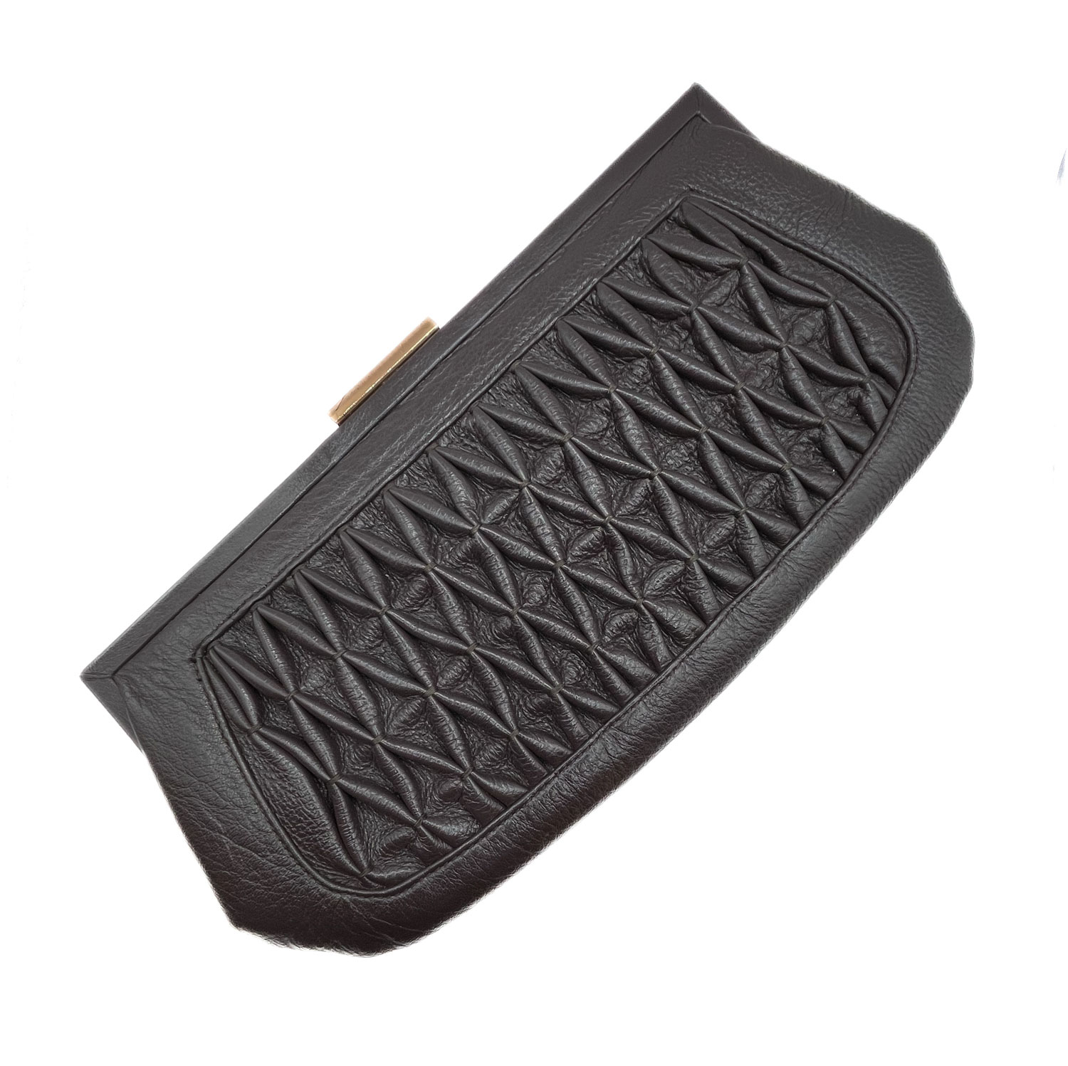 Goldenbleu leather clutch purse