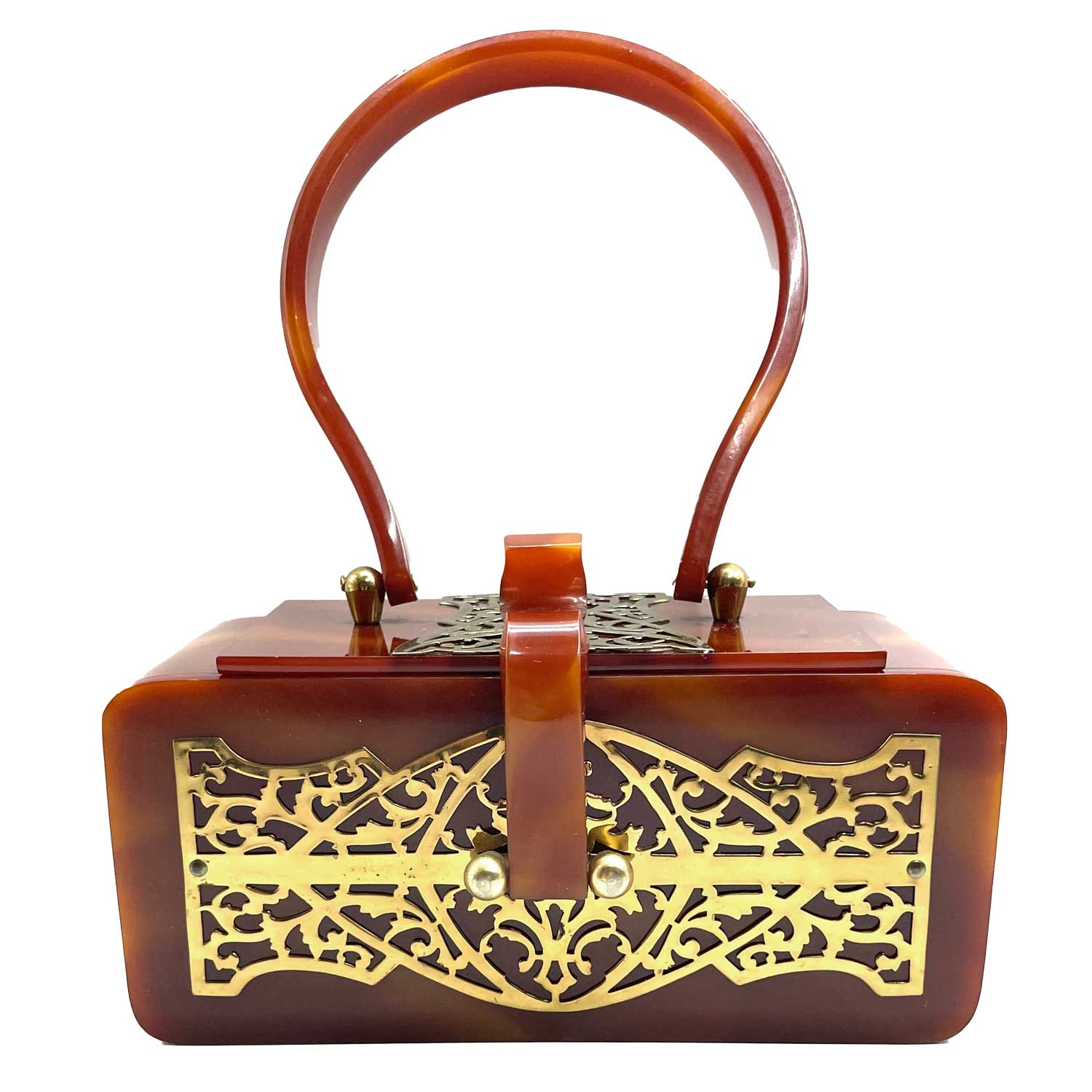 1950s Lucite box purse