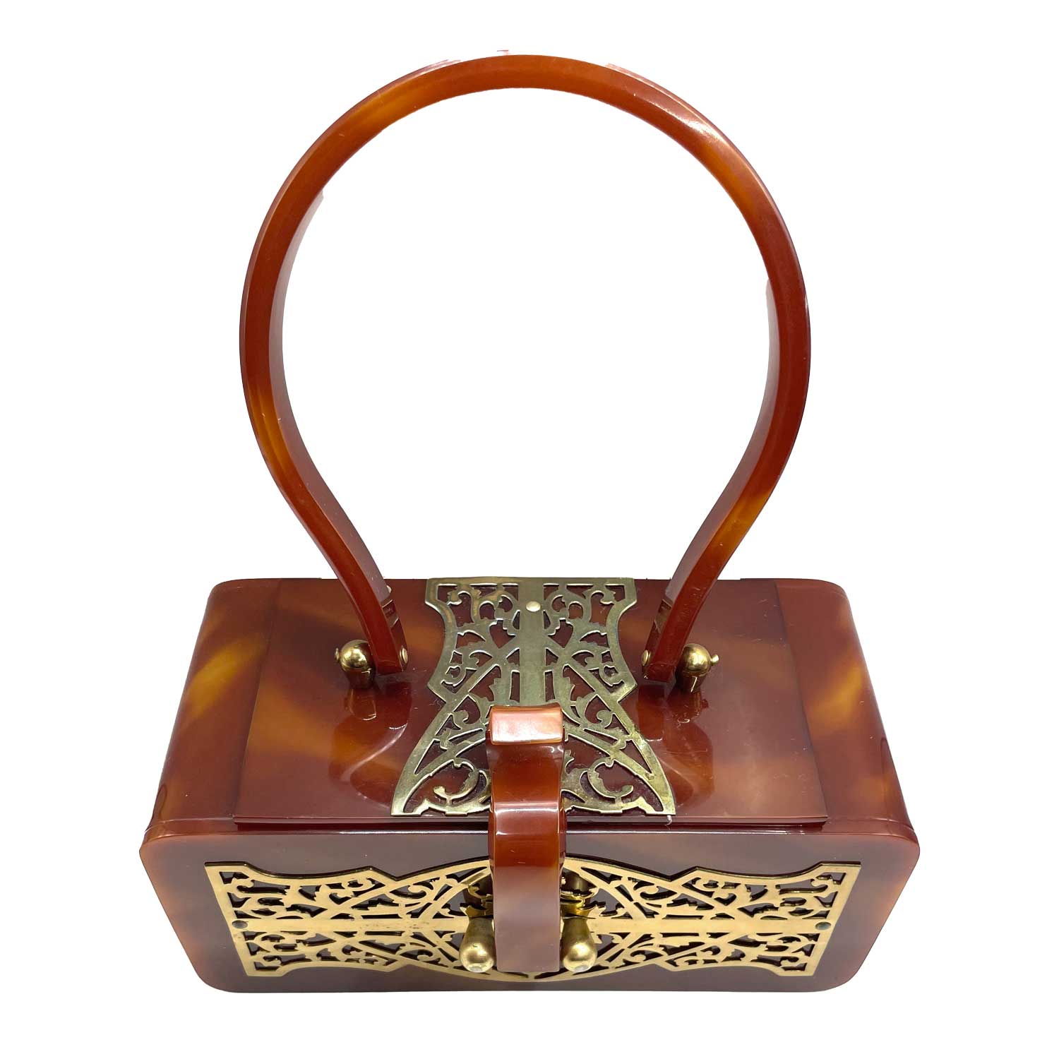 1950s Wilardy Lucite box purse