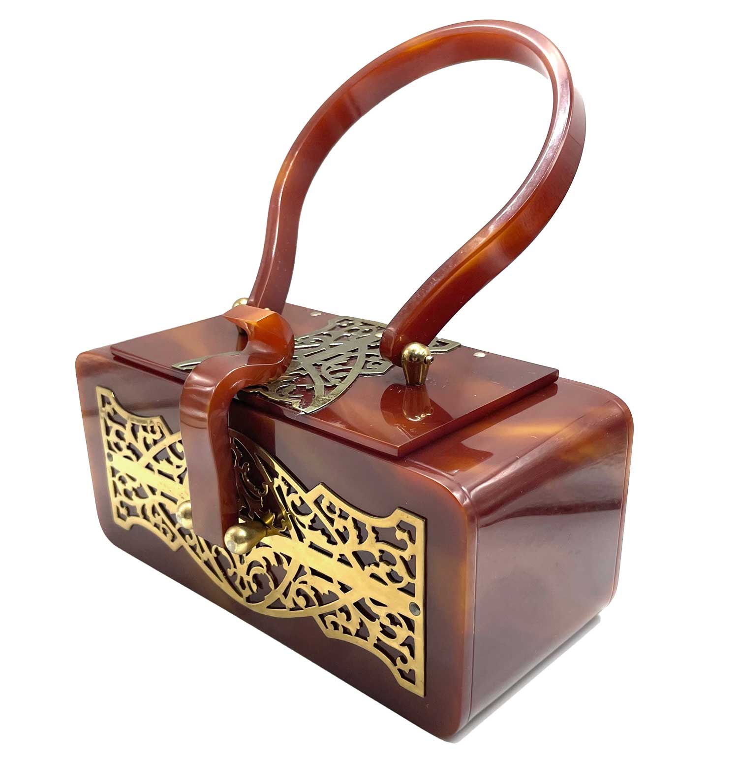 1950s Lucite box purse