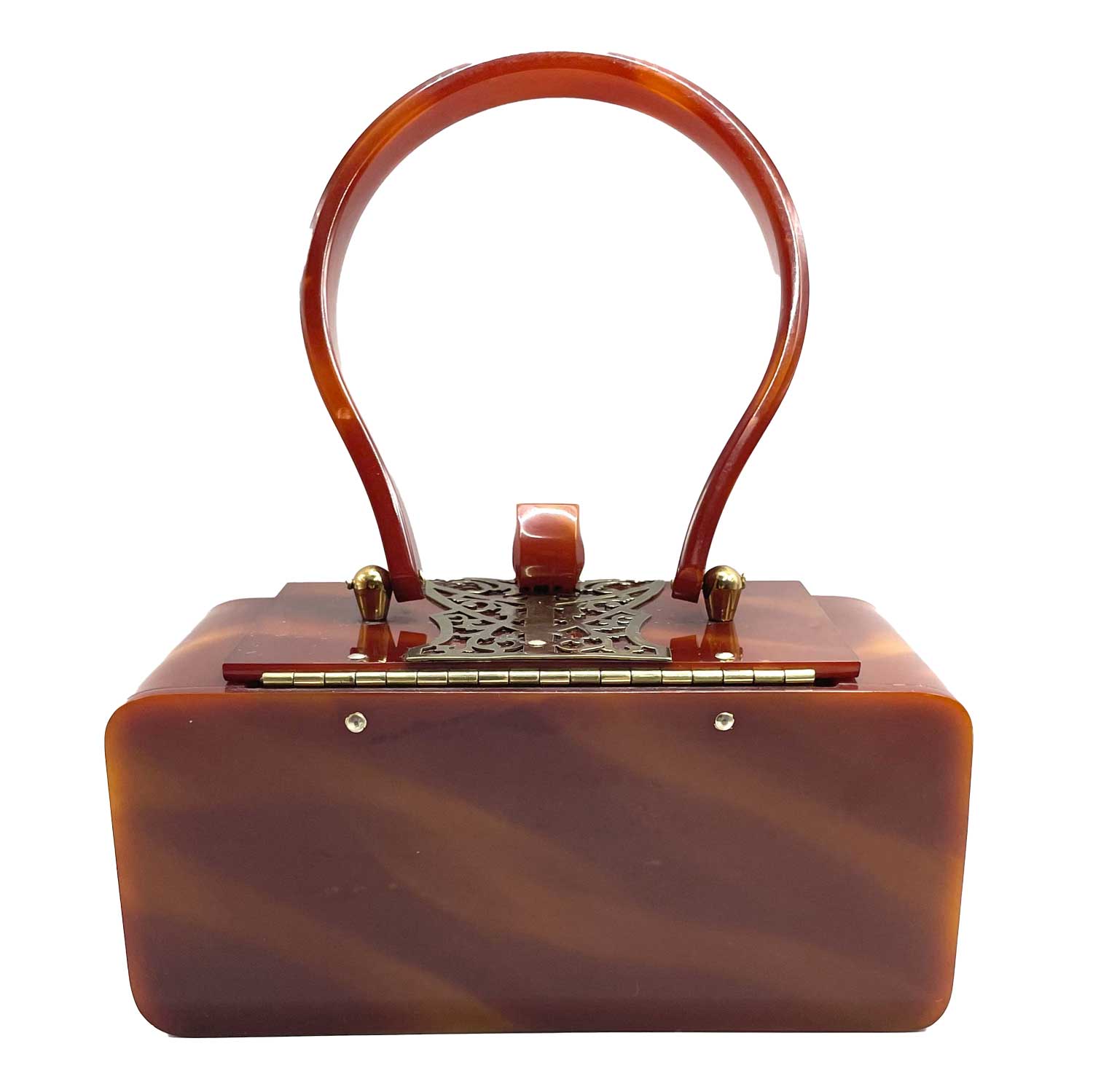 1950s Lucite box purse