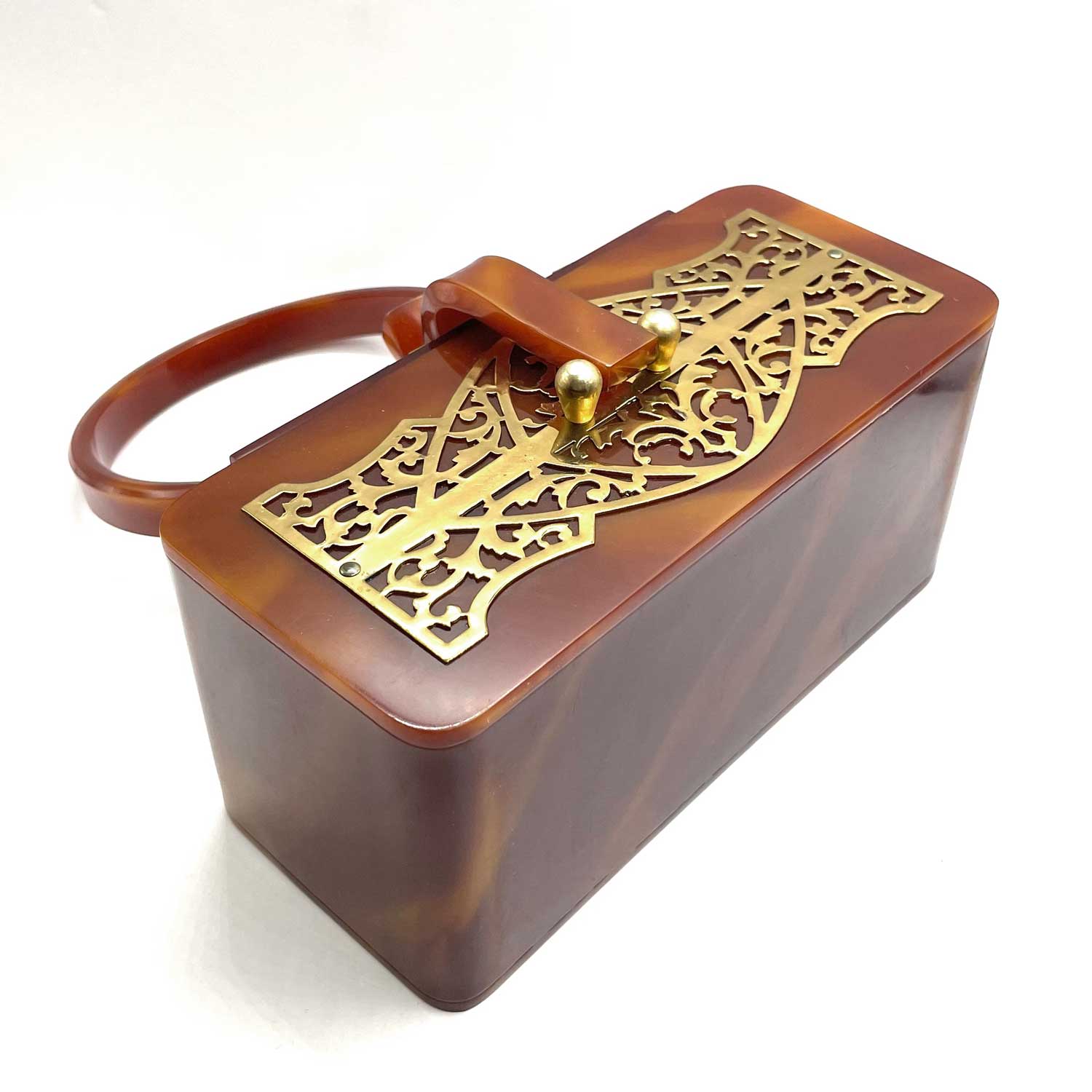 1950s Lucite box purse