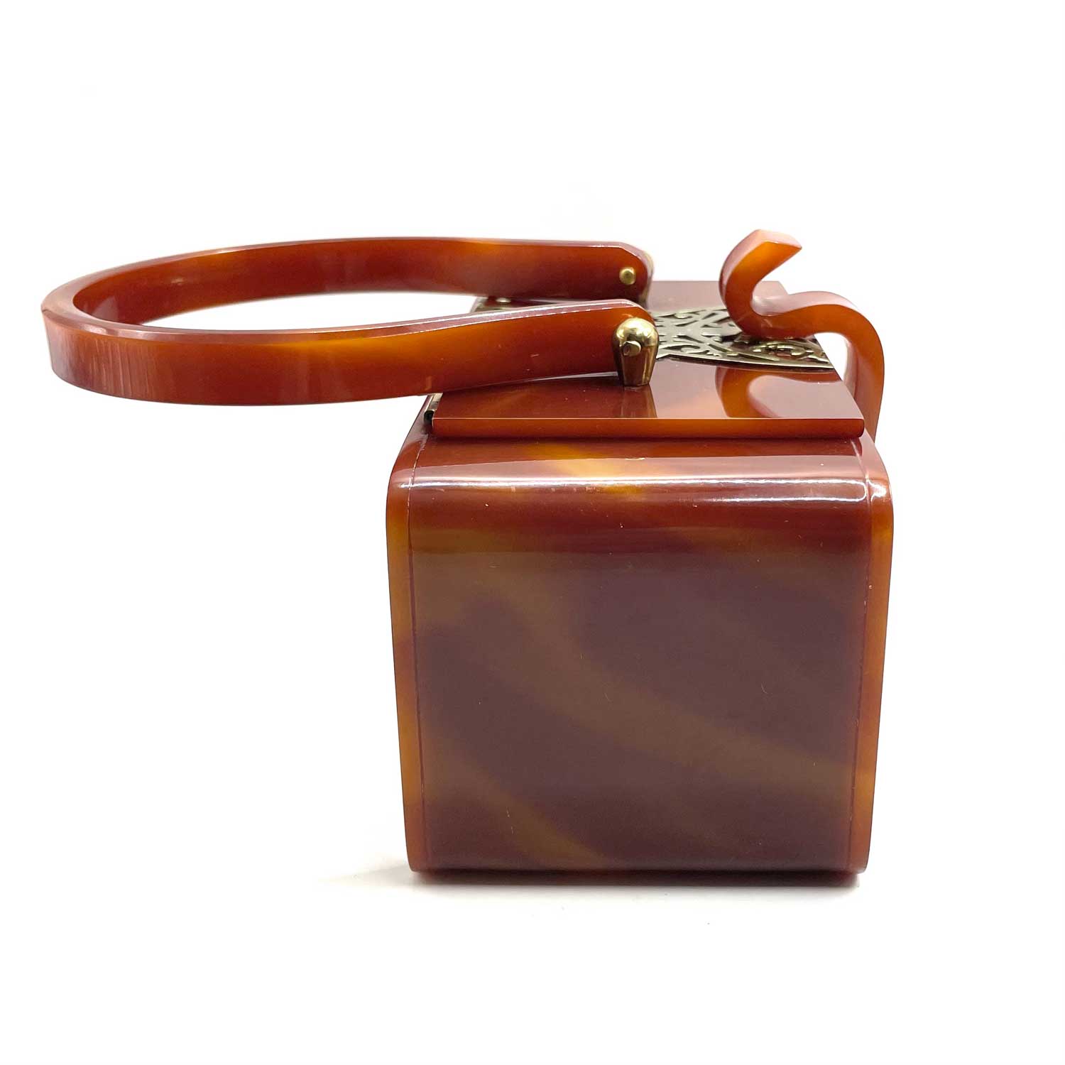 1950s Wilardy Lucite box purse