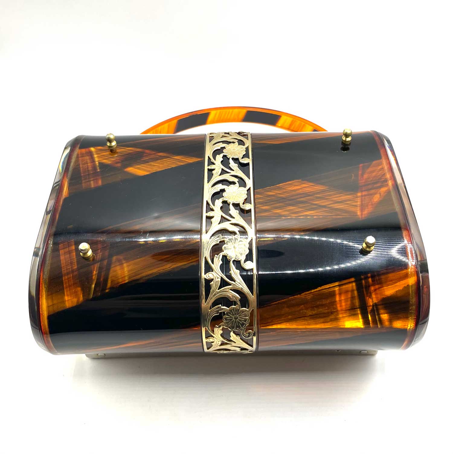 1950s Tyrolean plastic box handbag