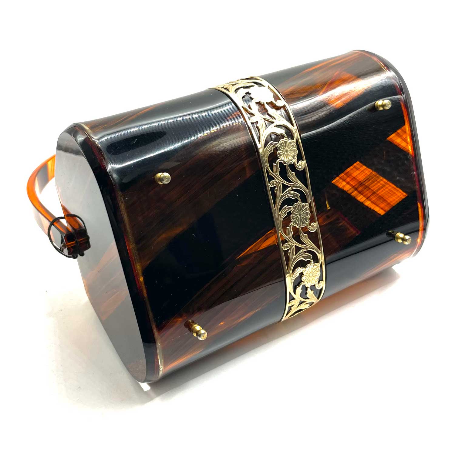 1950s Tyrolean plastic box handbag