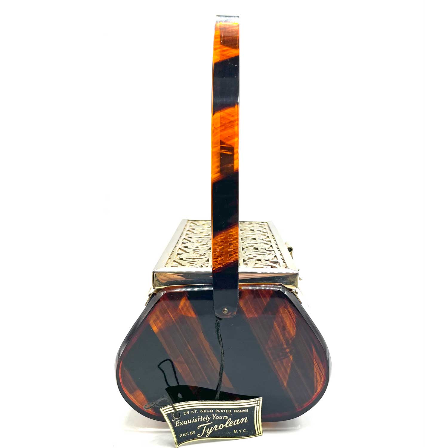 1950s Tyrolean plastic box handbag