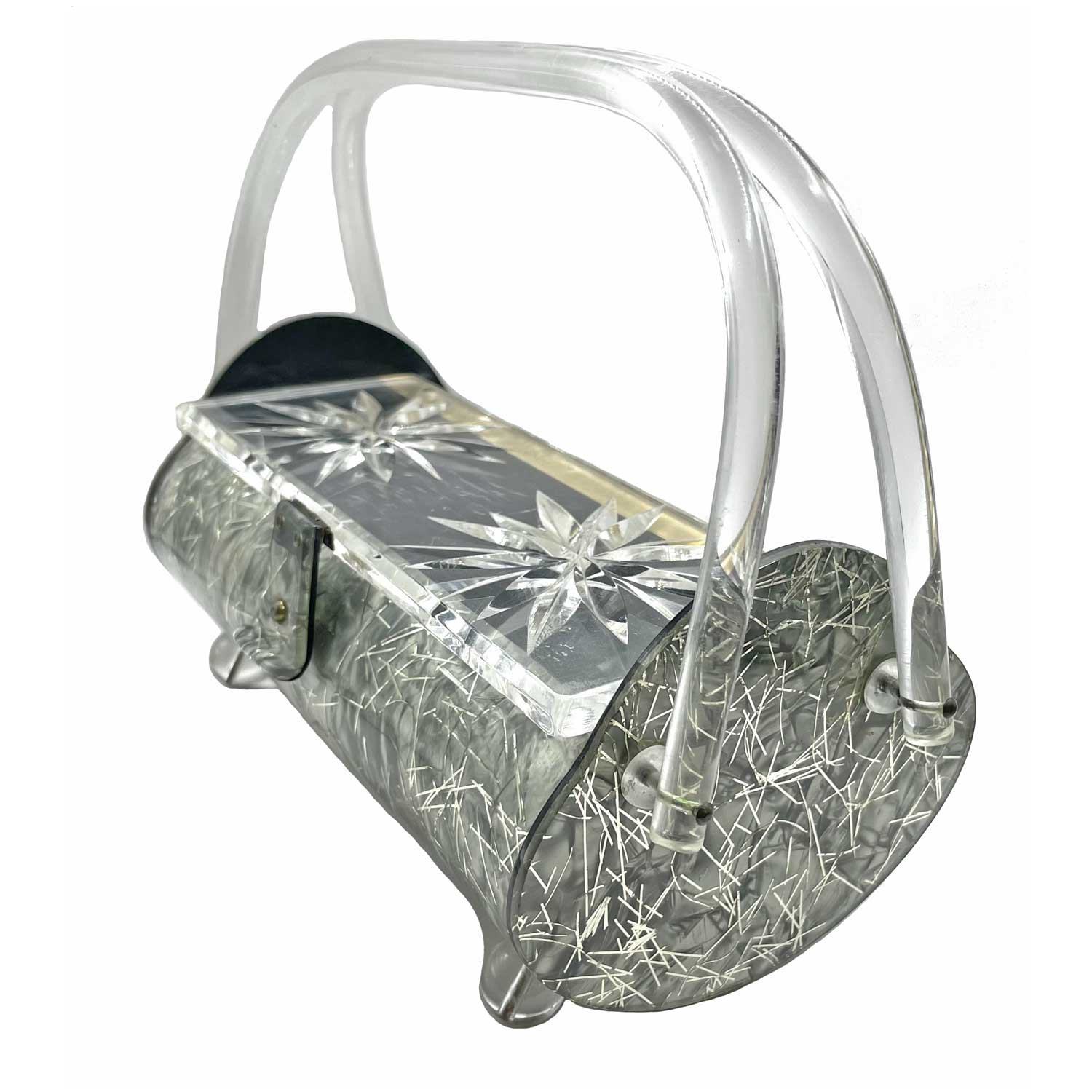 1950s Lucite box purse