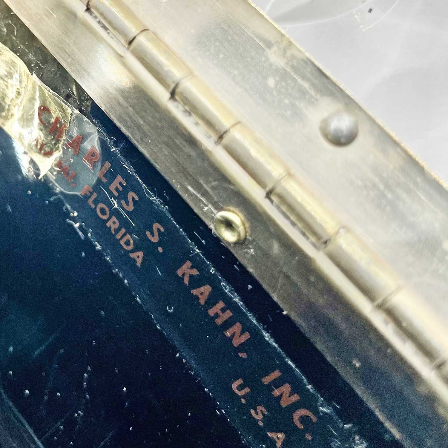 1950s Charles S Kahn Lucite Box Purse