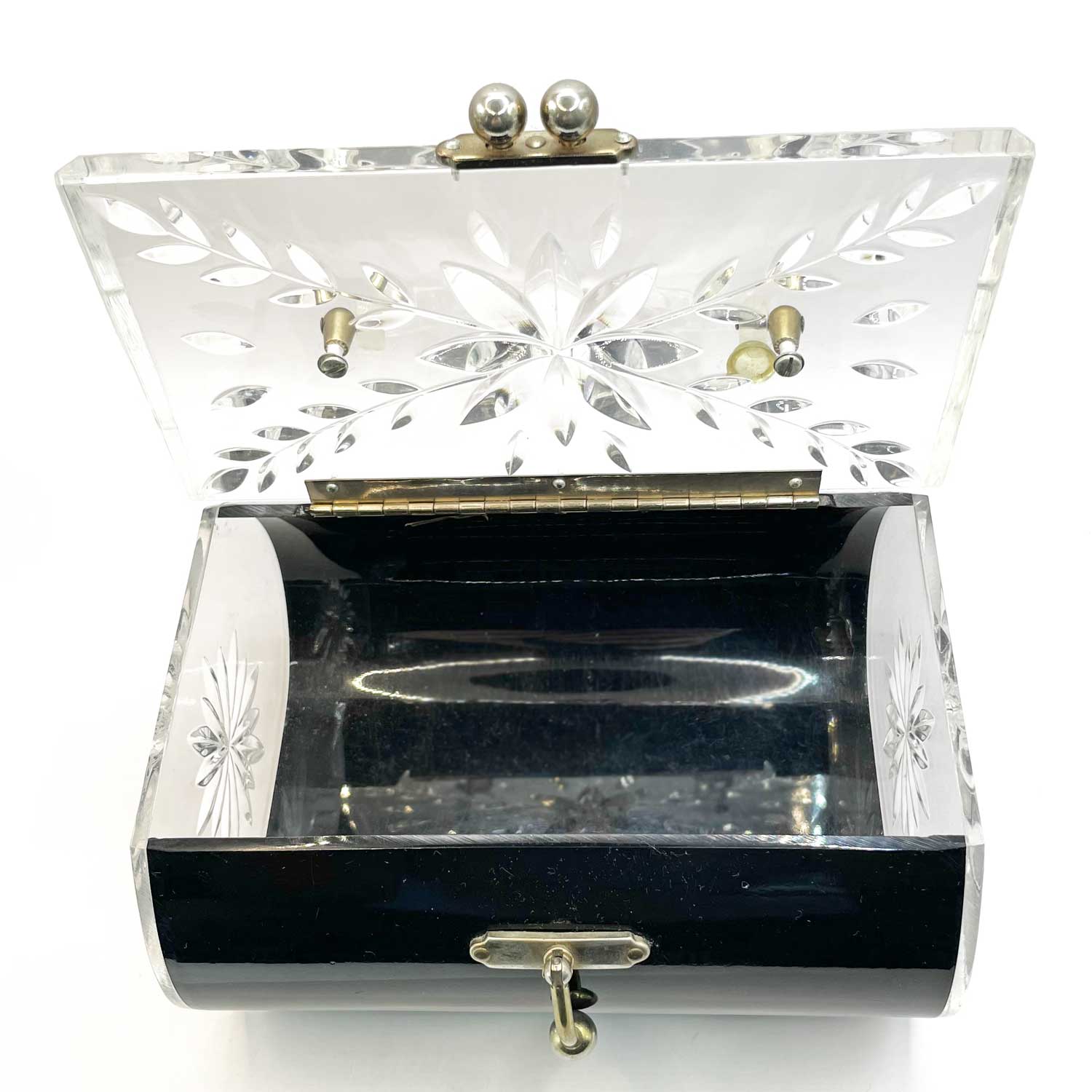1950s Charles S Kahn Lucite Box Purse