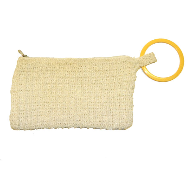 vintage 1940's knit purse