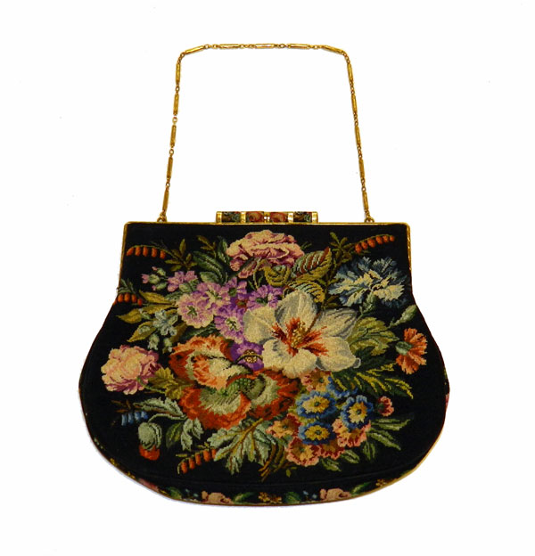vintage needlepoint handbag
