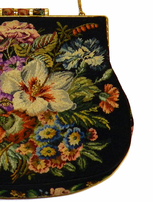 vintage needlepoint handbag