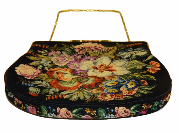 vintage needlepoint handbag