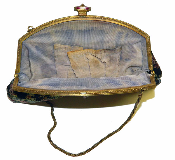 antique needlepoint handbag
