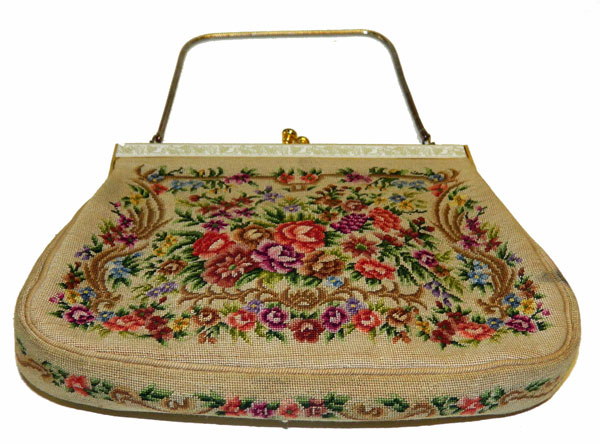 vintage needlepoint handbag