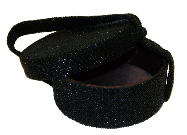 Vintage 1940's beaded cylinder purse