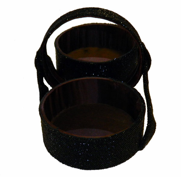 Vintage 1940's beaded cylinder purse