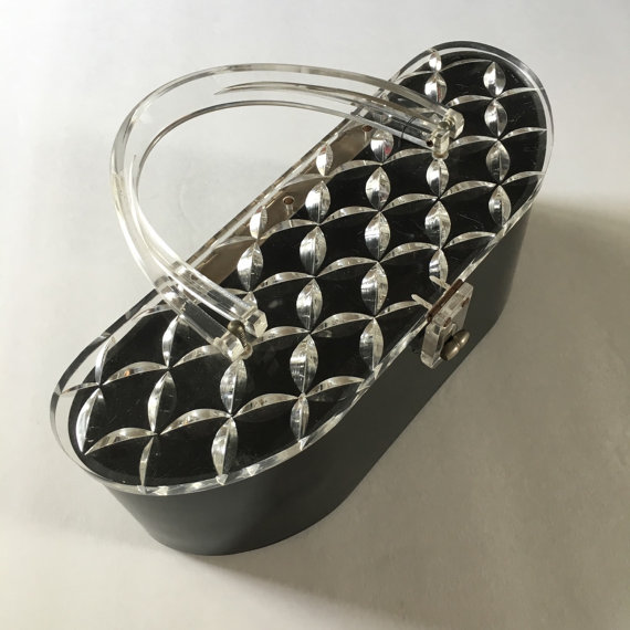 1950's lucite purse