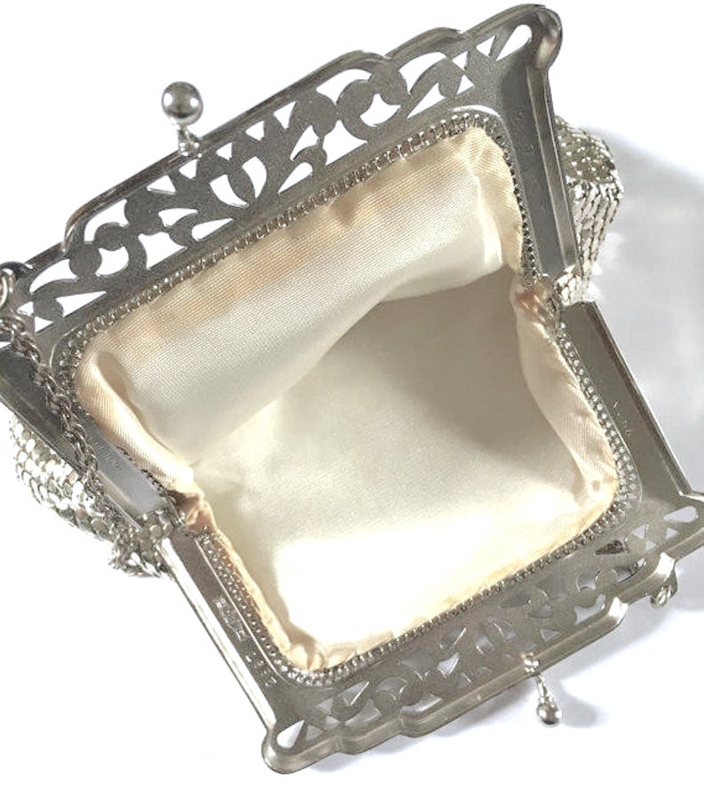 Whiting and Davis mesh purse