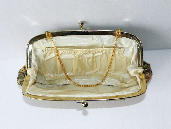 Vintage tapestry convertable clutch