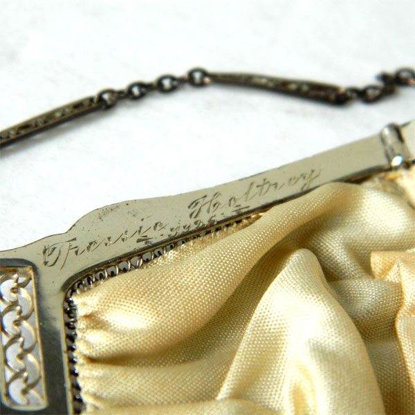 sterling mesh purse