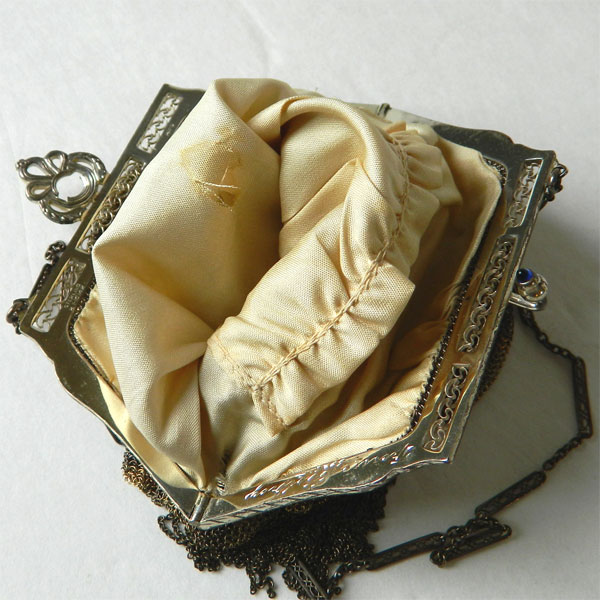 sterling mesh purse
