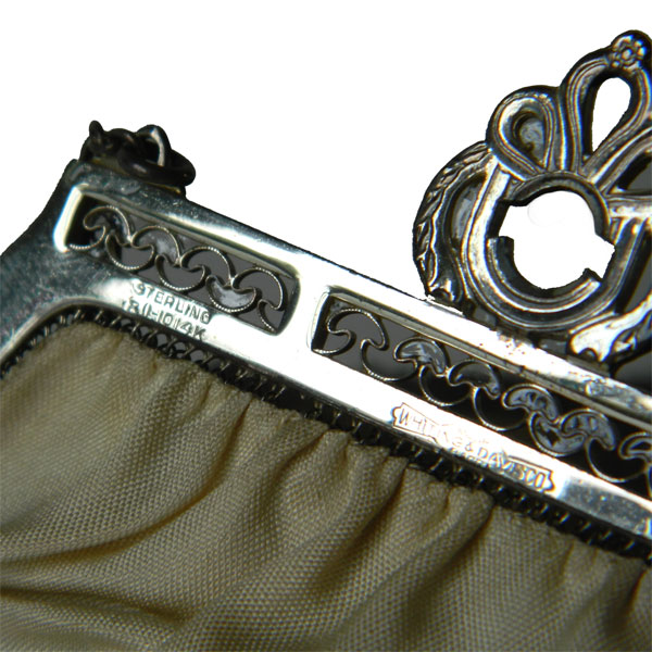 sterling mesh purse