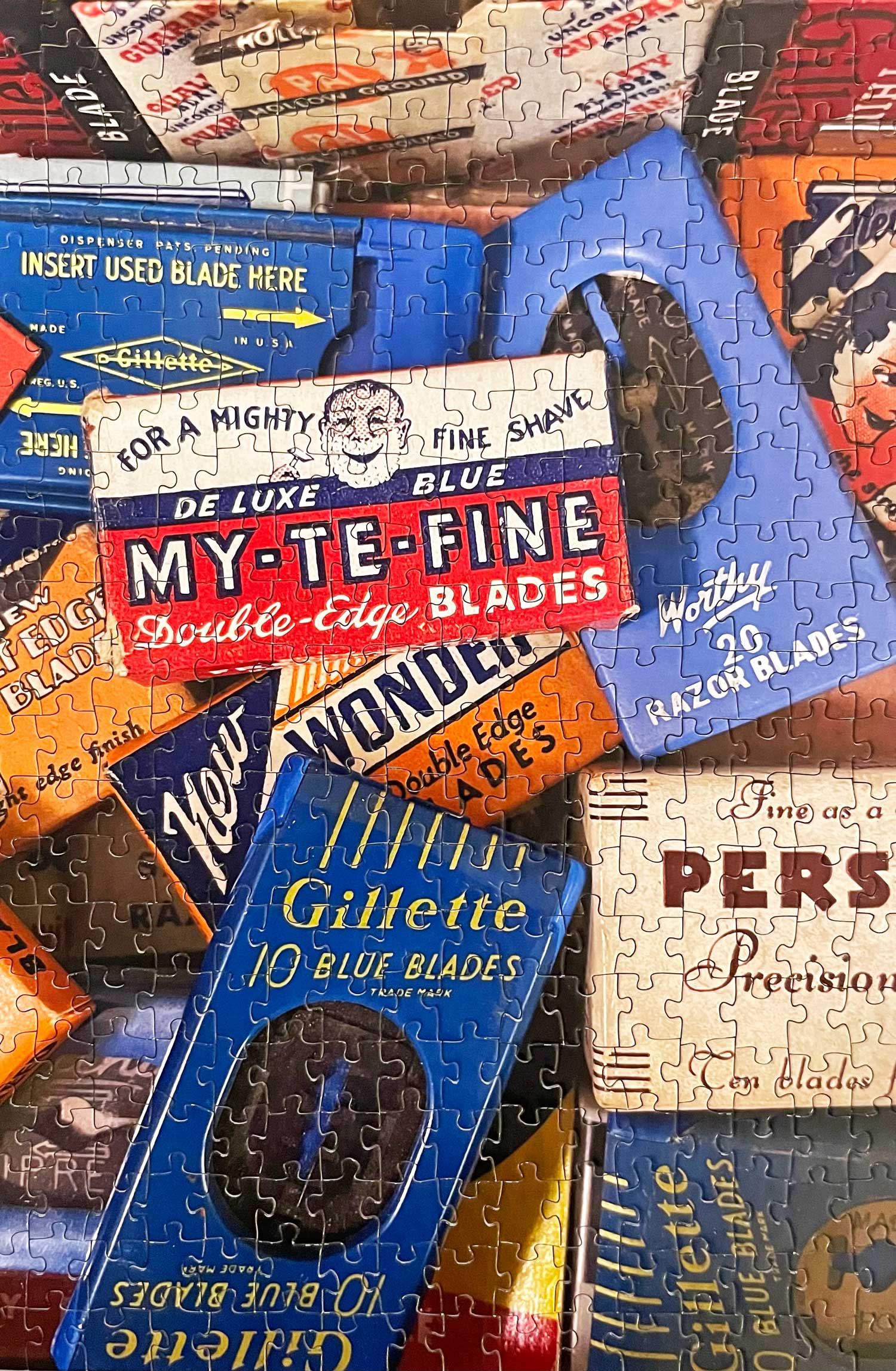 Vintage Razors Jigsaw Puzzle