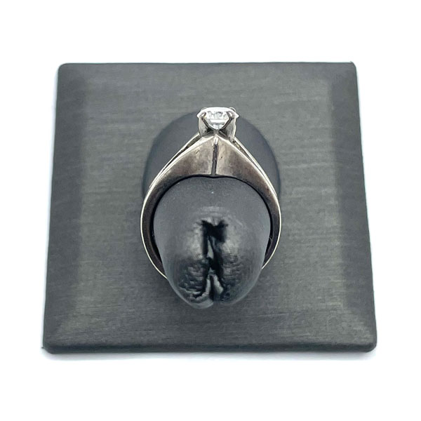 sterling solitaire ring