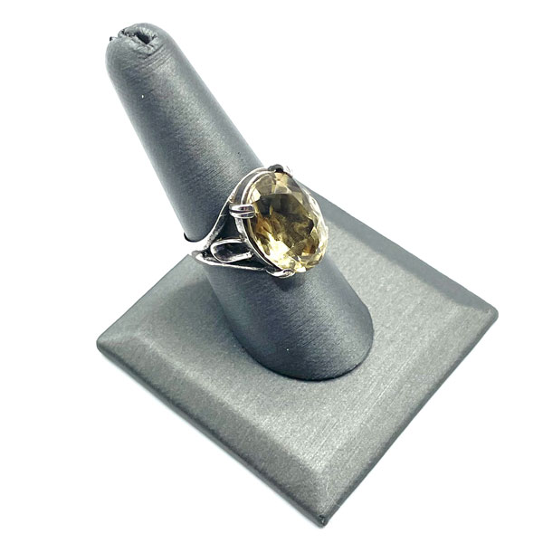 Vintage sterling cocktail ring