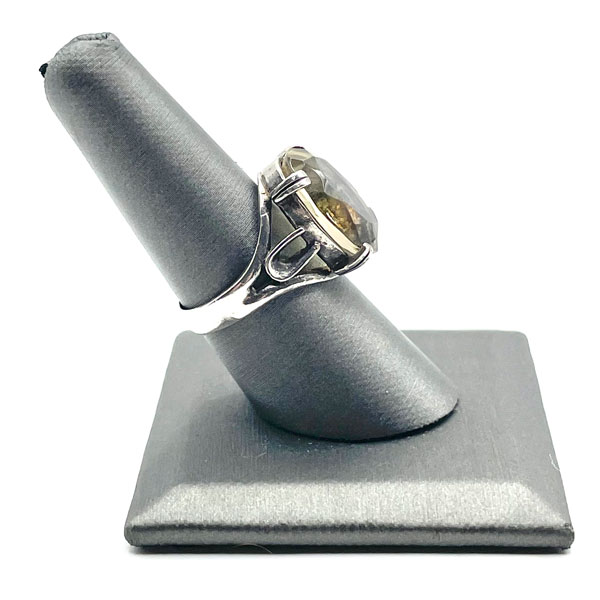 Vintage sterling cocktail ring