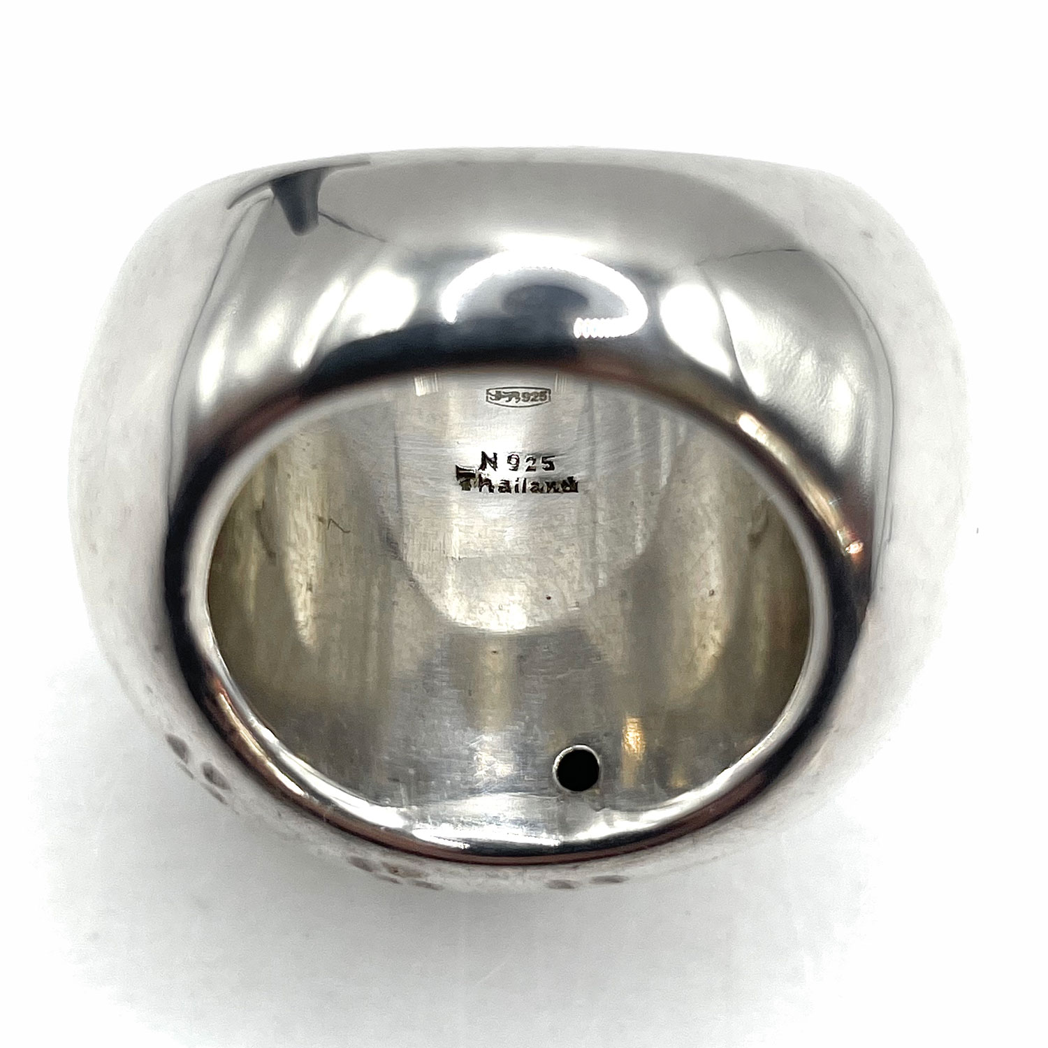 Vintage sterling bubble ring