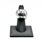 sterling silver bubble ring