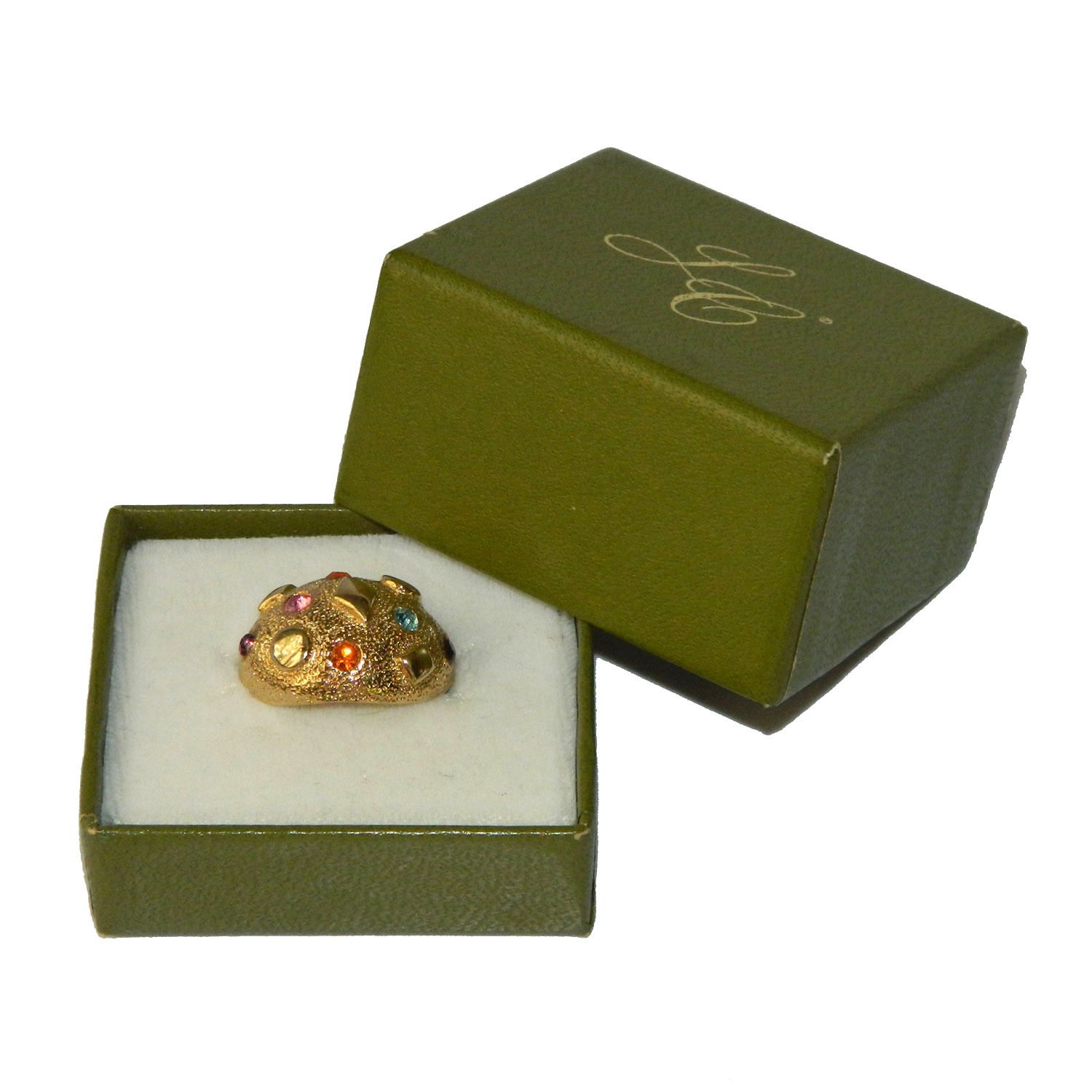 Sarah Coventry gold filled ring