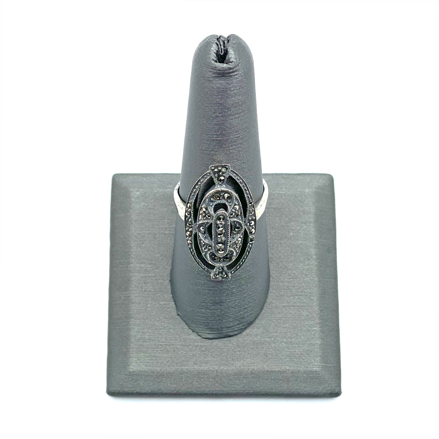 Sterling silver marcasite ring