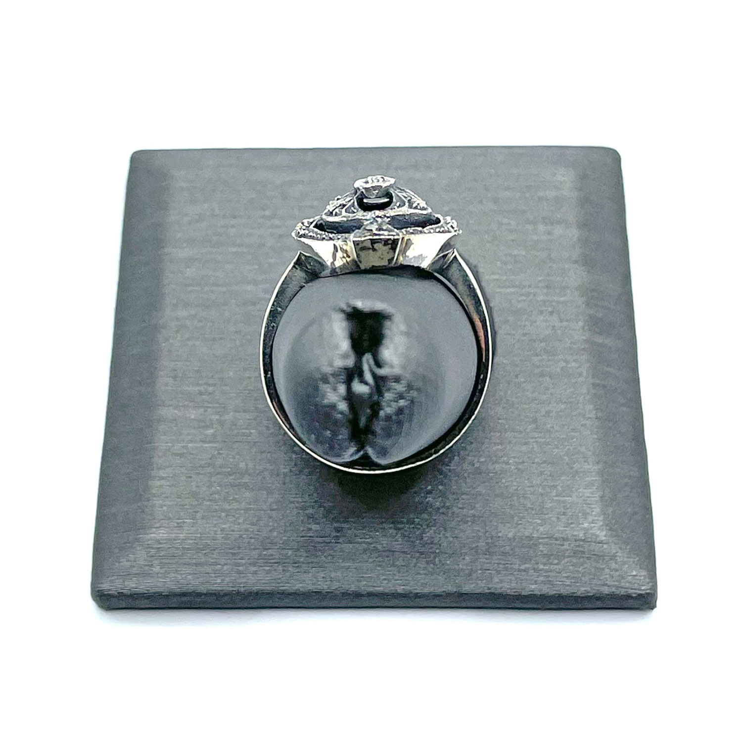 Sterling silver marcasite ring