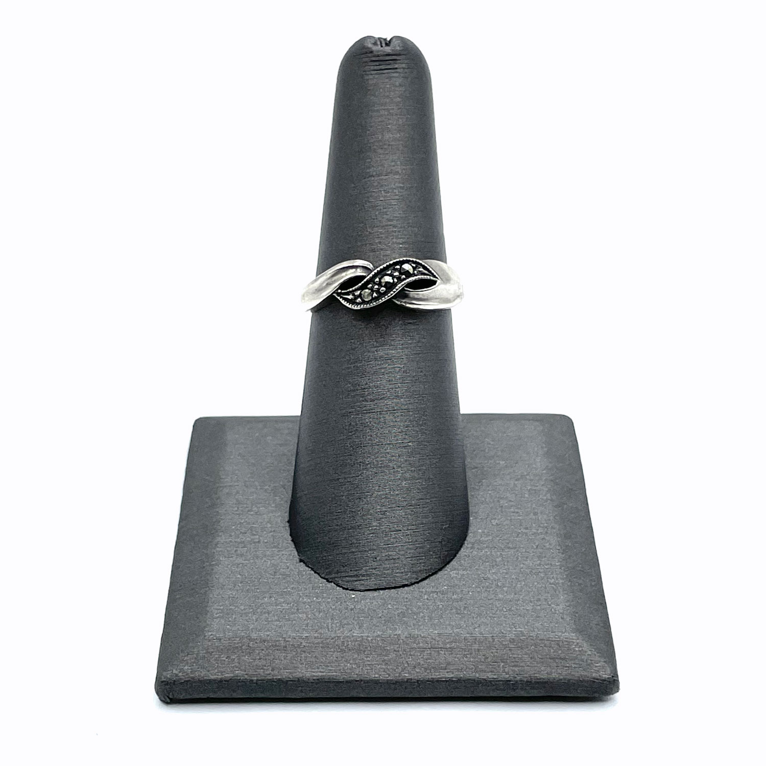 Sterling silver marcasite ring
