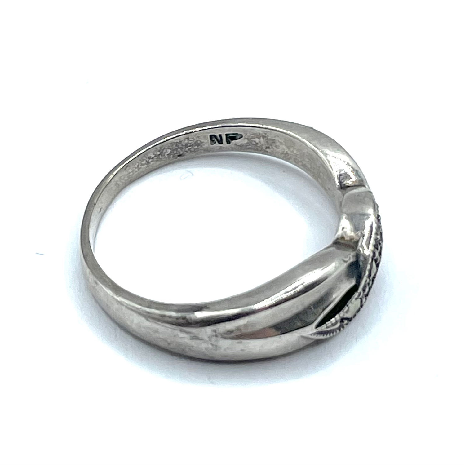 Sterling silver marcasite ring