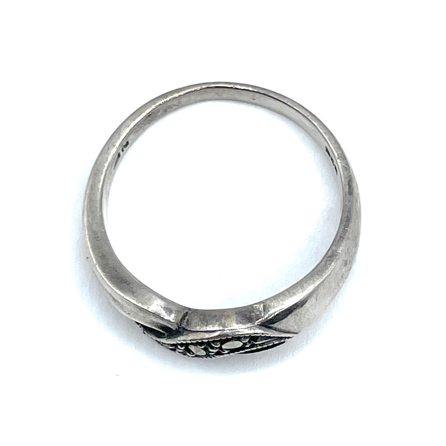Sterling silver marcasite ring